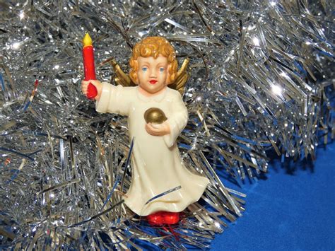 Vintage German Angel Ornament Plastic Celluloid Christmas - Etsy