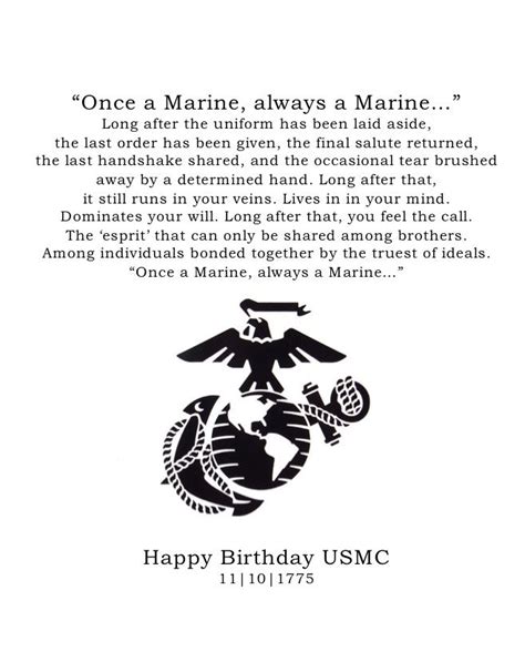 Pin By Kristy Post On Marines Usmc Quotes Marine Corps Birthday