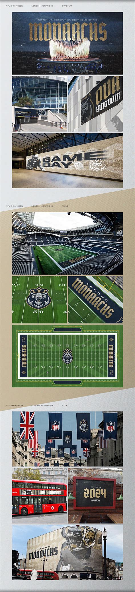 London Monarchs NFL Expansion Team On Behance