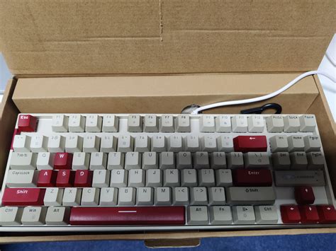 Klawiatura gamingowa MageGee MK Star LED TKL biała red switch Gliwice