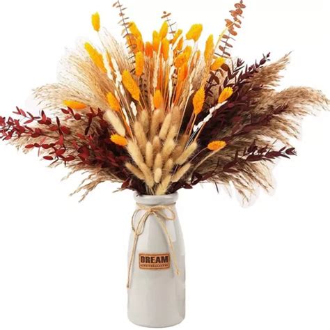3x100 Piece Natural Pampas Grass Bouquet Pampas Grass Y3d65915 Eur 47
