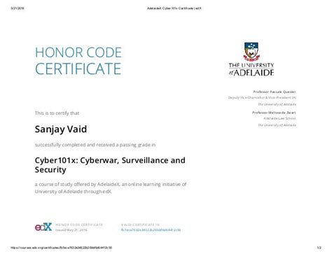 Edx Professional Certificate