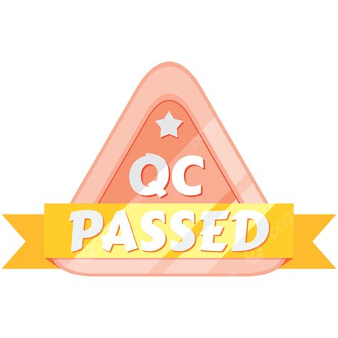 Pass Badge Vector PNG Images, Passed Quality Control Badge Icon Vector ...