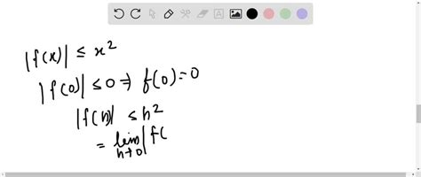 Solved Let F R →r Satisfying F X ≤x 2 ∀x ∈r Then A F Is