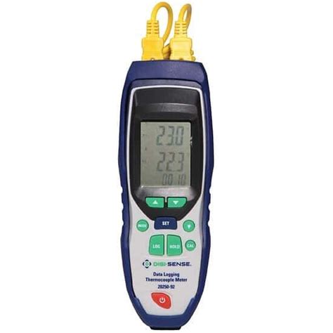 Digi Sense Dual Input Data Logging Thermocouple Thermometer With NIST