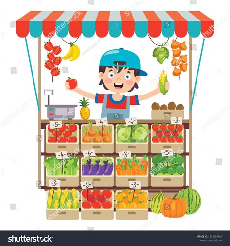 1,100 Greengrocer Cartoon Images, Stock Photos & Vectors | Shutterstock