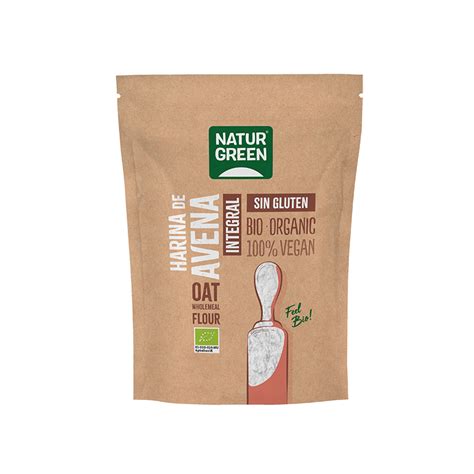 Harina De Avena Integral Bio G Naturgreen