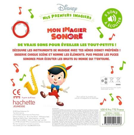 Mes Premiers Imagiers Disney Baby Mon Imagier Sonore Les