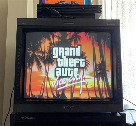 PS2 with RGB to PVM-D20L5J. That splash screen gives me the nostalgia ...