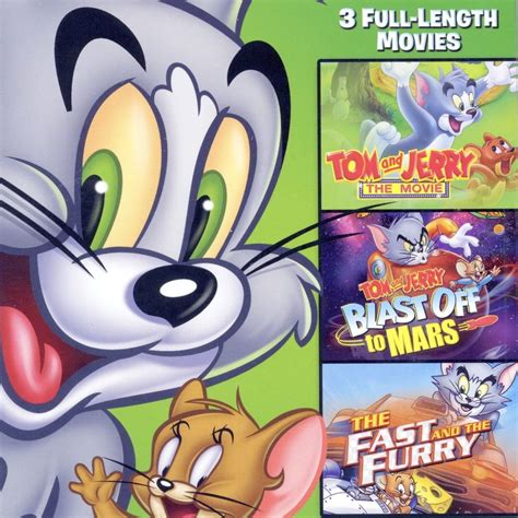 3 Tom And Jerry Movies New Dvd 3 Disc Set Movie Blast Off Mars Fast And Furry 883929405626 Ebay