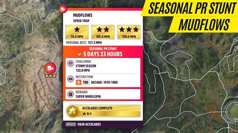 Forza Horizon Speed Trap Mudflows B Class Decade