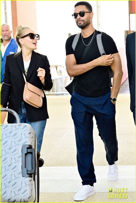 Rege-Jean Page & His Girlfriend Emily Brown Stay Close as They Leave Venice Together: Photo ...