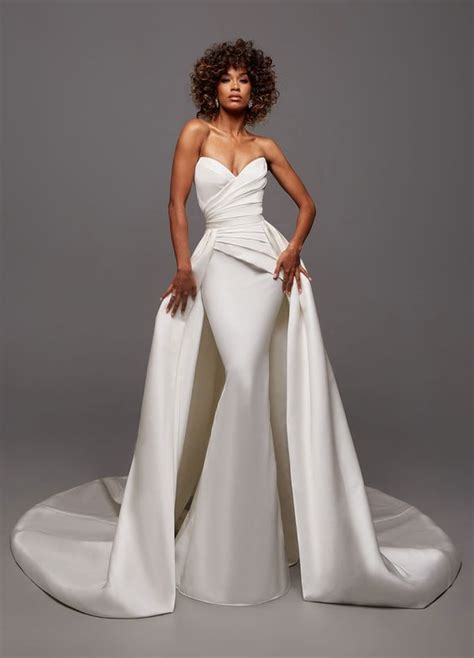 Wedding Dress Trends Elegant Overskirts Modern Gowns