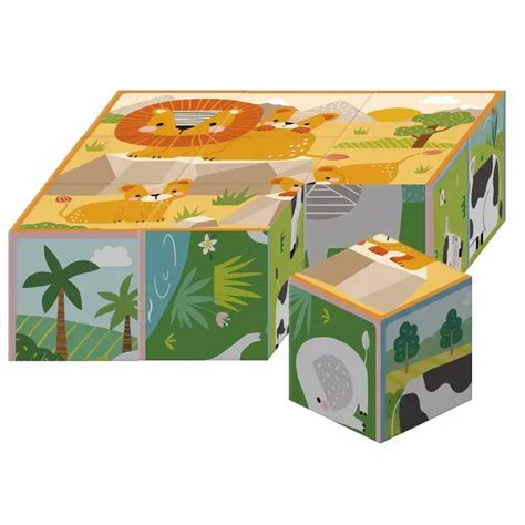 Auzou Mes Casse Têtes Cubes Bébés Animaux Charlotte Et Charlie