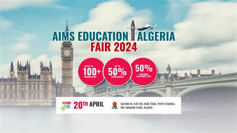 AIMS Education Algeria Fair 2024 Apply To 100 Universities In The UK