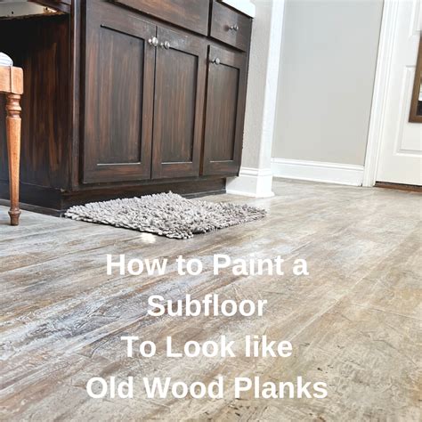 Painted Plywood Flooring