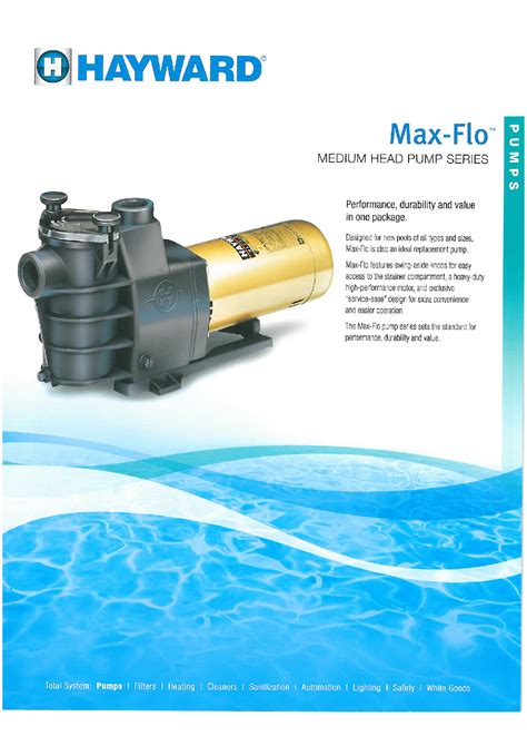 Maxflow Hp Pump Hayward Winwinpoolshop