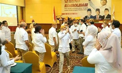 Kader Gerindra Se Jawa Tengah Ingin Prabowo Bersedia Nyapres