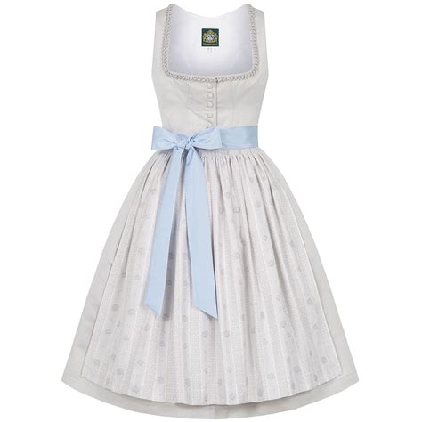 Midi Dirndl Schliersee In Grau Von Hammerschmid Finest Trachten De