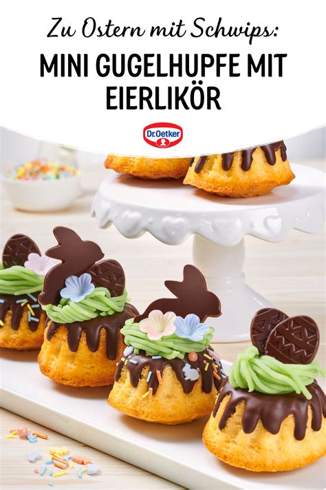 Mini Gugelhupfe Eierlik R Rezept Dr Oetker Recette Gourmandise