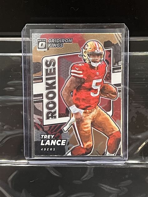 2021 Panini Donruss Optic Trey Lance Rgk 3 Gridiron Kings Rookie Rc Sf