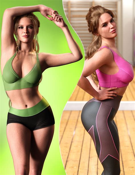 Z Fitness Goddess Shape And Pose Mega Set For Genesis 9 Daz 3d