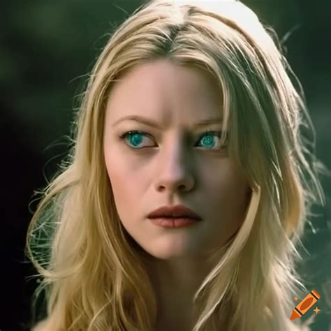 Actress Emilie De Ravin In An Iconic Film Scene