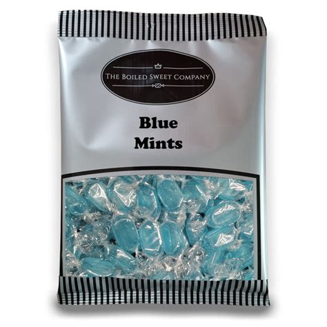 Blue Mints 1kg Pick And Mix Sweets Boiled Sweets Retro Sweets Bulk Sweets