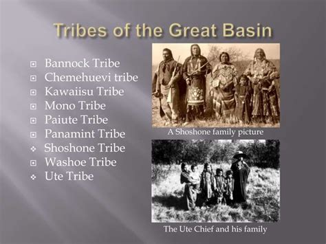 Great Basin Native Americans Ppt