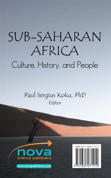 Sub-Saharan Africa: Culture, History and People – Nova Science Publishers