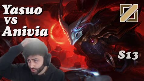 Yasuo Vs Anivia Mid Lane Season 13 Yassuo Full Gameplay YouTube