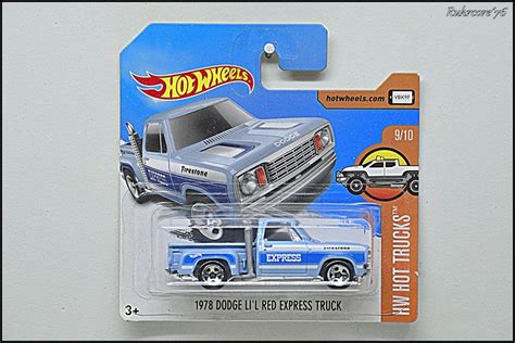 Hot Wheels Dodge Li´l Red Express Truck 1978 Hot Wheels Trucks Toy Car