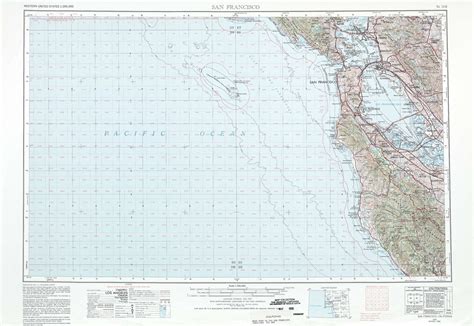 San Francisco Topographic Maps Ca Usgs Topo Quad 37122a1 At 1250000 Scale