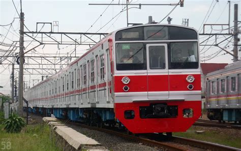 Jadi KRL Seri 203 Pertama Livery Baru Rangkaian BUD106 Jalani Uji Coba