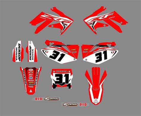 Kit D Co Honda Crf Origine Kitdeco Moto Fr