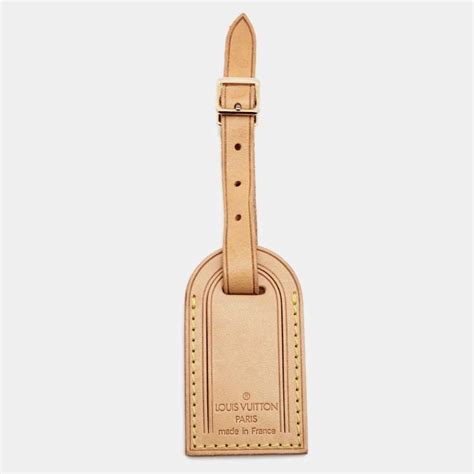 Louis Vuitton Vachetta Leather Luggage Name Tag Louis Vuitton The