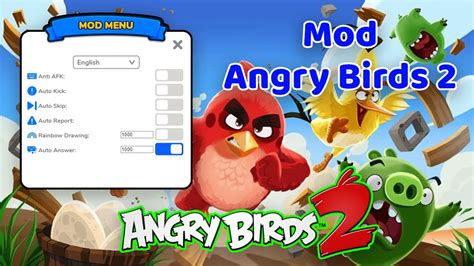 Menu Mod Angry Birds 2 Mới Nhất Cực Cịn Black Undo Youtube