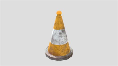 Dirty Traffic Cone 3d Model By Silvr3d 0dc46f8 Sketchfab