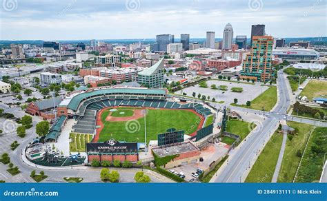 Louisville Slugger Field Baseball Stadium Ky Downtown Skyscraper