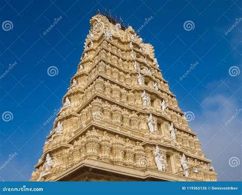 View of Sri Chamundeshwari Temple, Located on Chamundi Hills Near ...