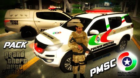 Gta Sa Pack De Viaturas E Skins Da Pol Cia De Santa Catarina Pmsc Pra