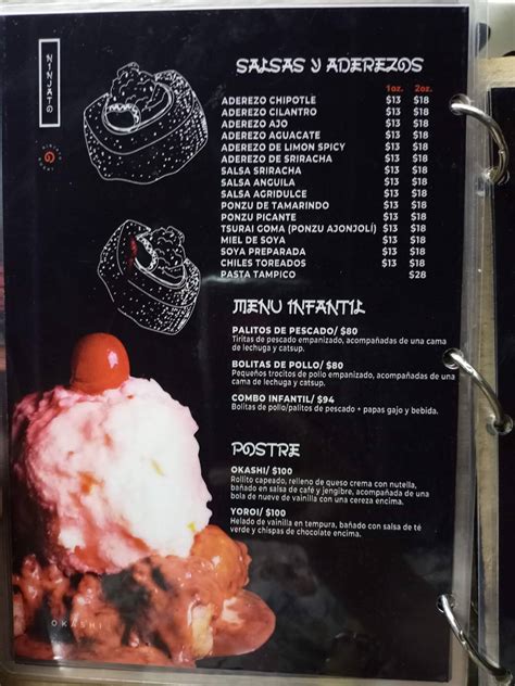 Menu At Ninjato Sushi Restaurant San Nicol S De Los Garza C P