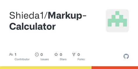GitHub - Shieda1/Markup-Calculator