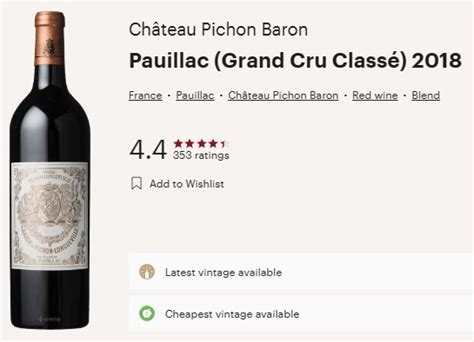 Chateau Pichon Longueville Baron 2018 Pauillac