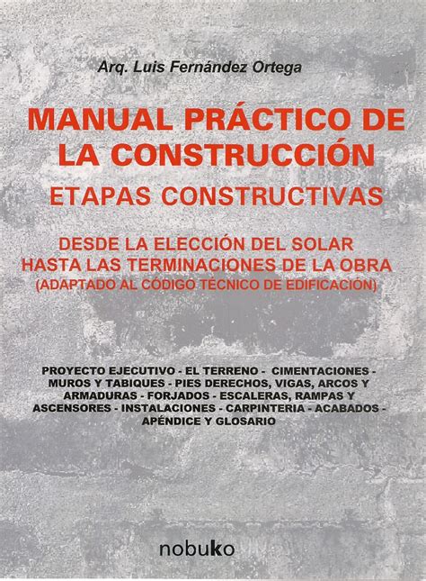 Manual Pr Ctico De La Construcci N Ediciones T Cnicas Paraguayas