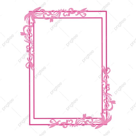 Pink Wedding Border