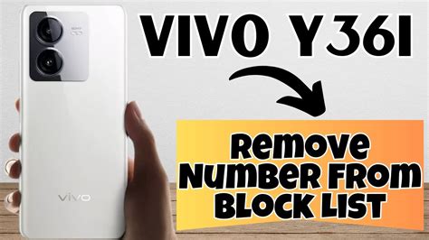 Vivo Y I Remove Number From Block List How To Remove Number From