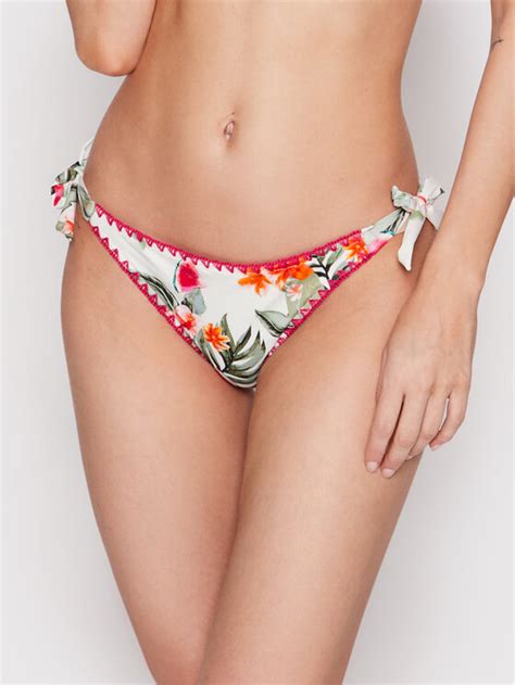 Banana Moon Bikini Unterteil Dimka Palm Rose JZB11 Beige Modivo At