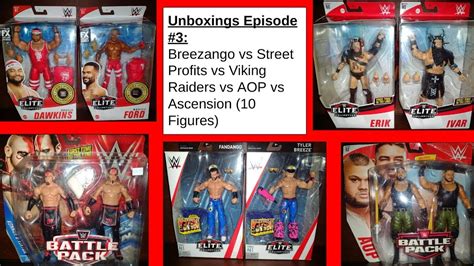 Unboxings Episode 3 Breezango Vs Street Profits Vs Viking Raiders Vs