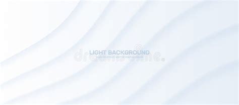 Minimalist Light Abstract Vector Wide Background With Blurred Wavy